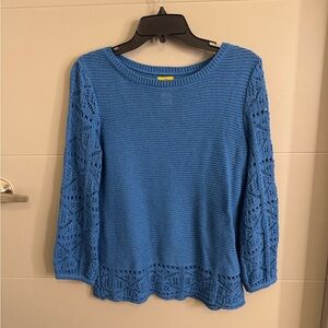 Ruby Rd. Petite Blue Knit Top